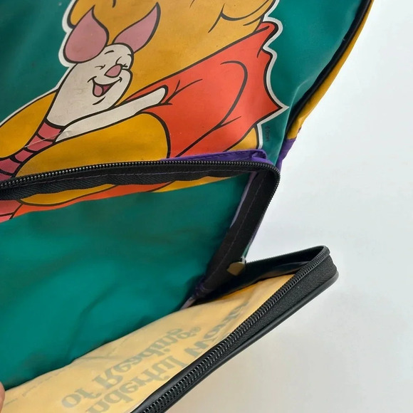 Vtg Disney Winnie The Pooh Wonderful World Of Reading Piglet Children's Bookbag - Picture 8 of 10